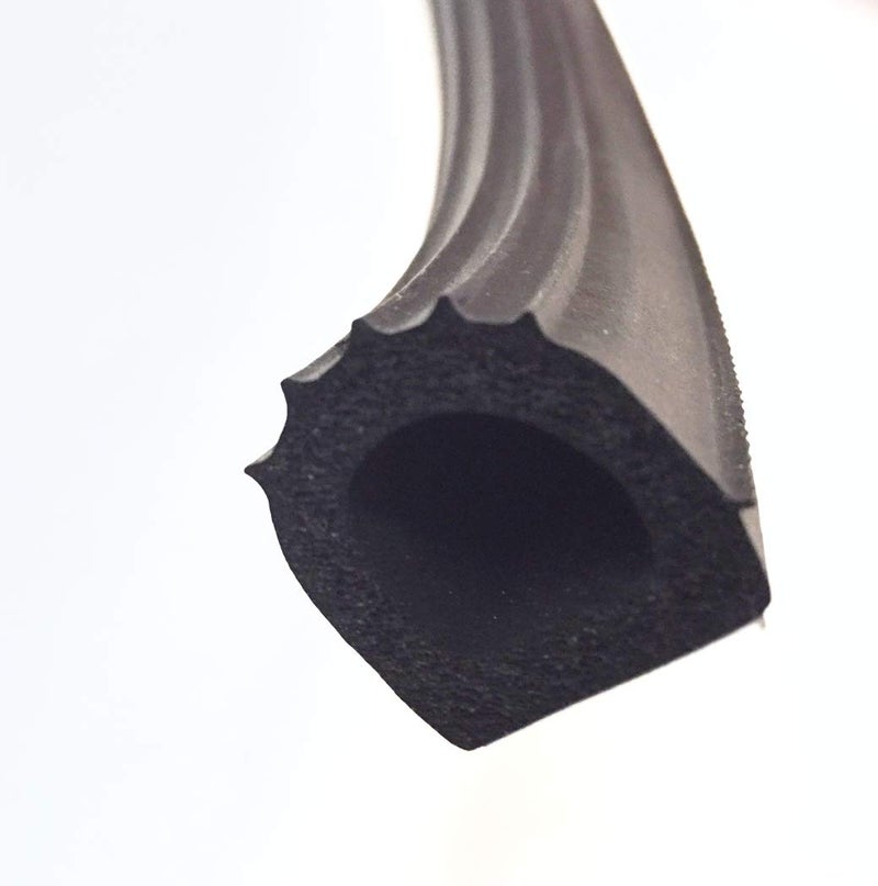 AA A.A 1" Auto RV Marine Self Adhesive Exterior RV Slide Out D Rubber Weather Seal (20 Foot) - Image 3